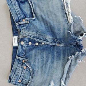 Women's Agolde Blue Jean Shorts